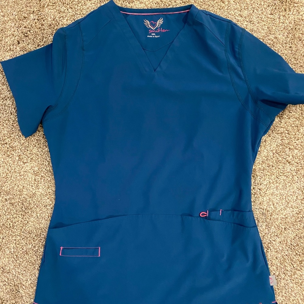 Smitten scrub tops